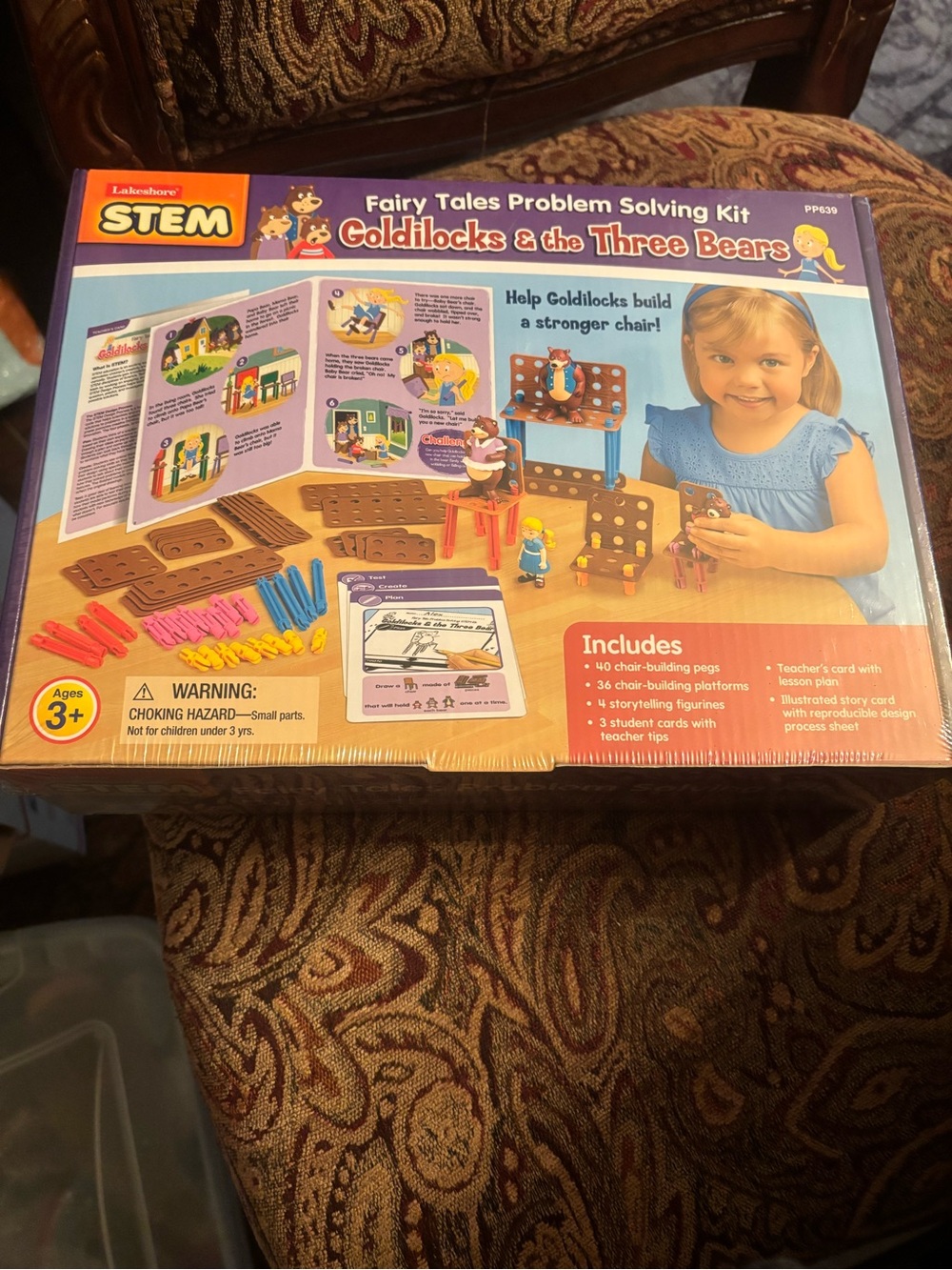 Lakeshore  Stem Fairy Tales Problem Solving Kit - Goldilocks & the Three Bears